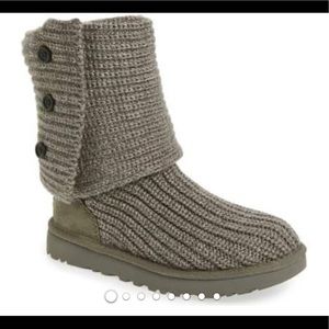 Ugg Grey Knit Boot